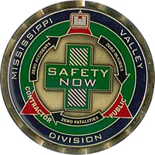 Color Fill Safety Coin